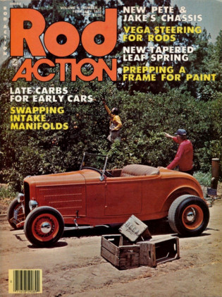 ROD ACTION 1977 FEB - VEGA STEERING, REV LEAF SPRINGS